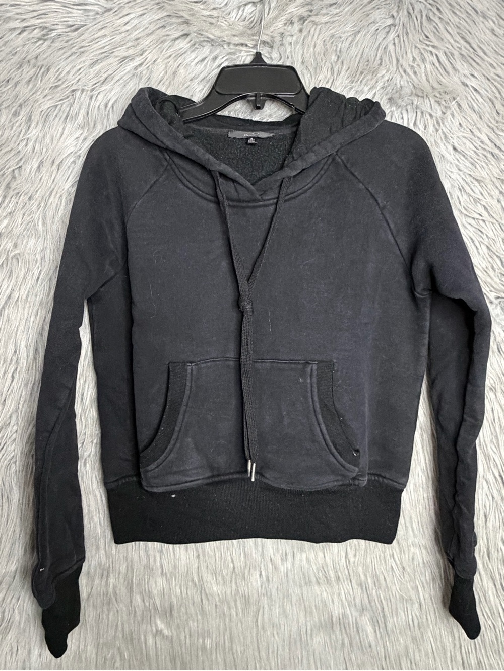 Papaya Men's Black Crewneck Hoodie Sweater